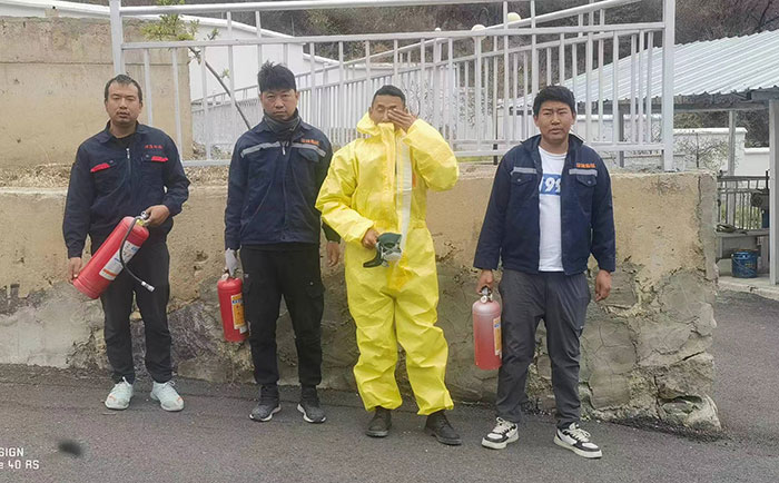 德欽縣污水處理廠應(yīng)急培訓(xùn)、實操演練